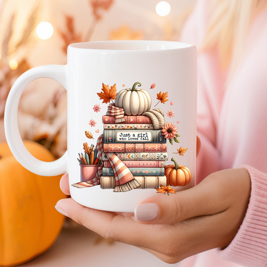 Mug lecture et citrouille 2 - Collection Automne